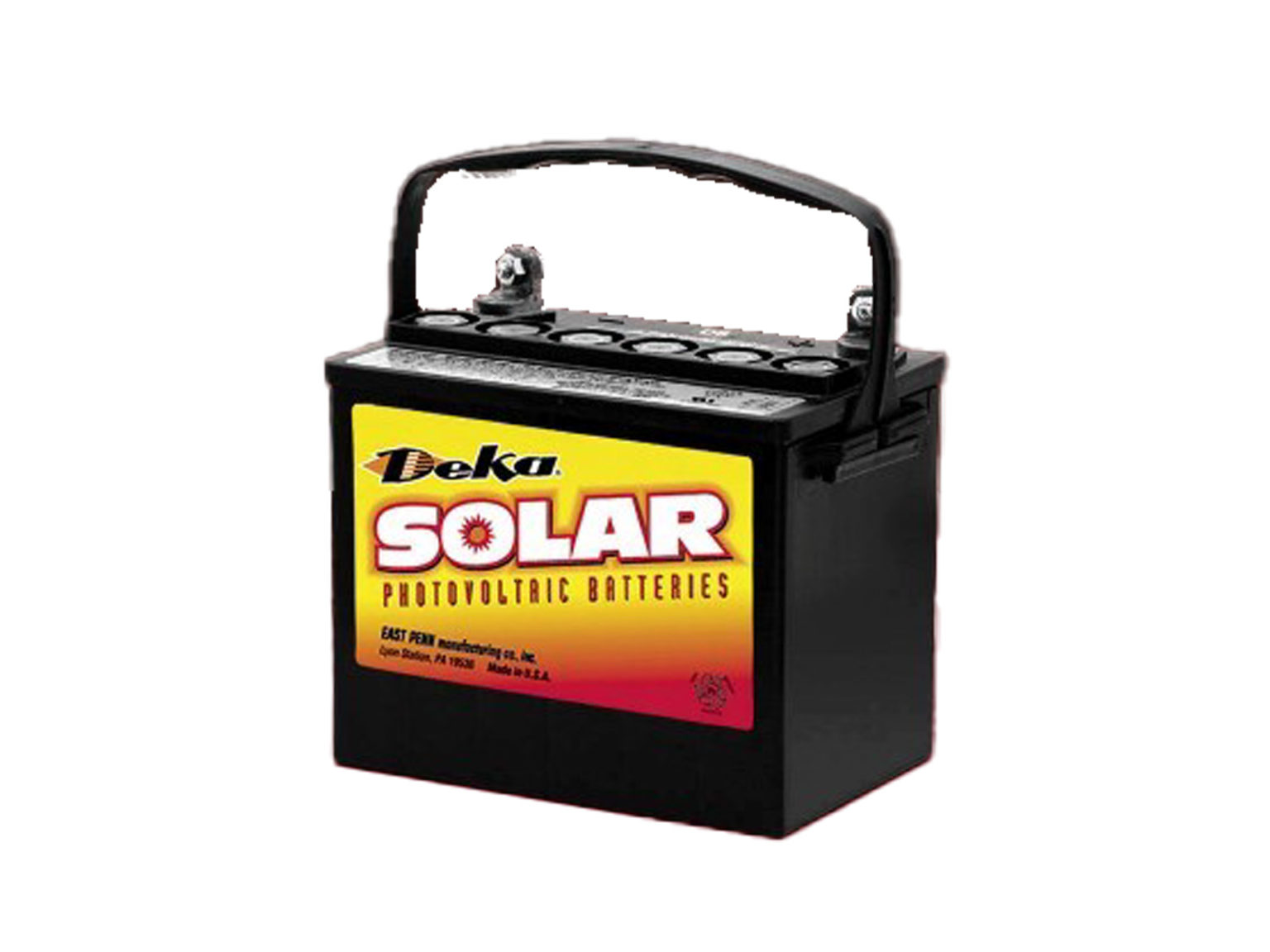 Battery, 12V, 37Ah at C/100, AGM, MK 8AU1H-DEKA Deep Cycle