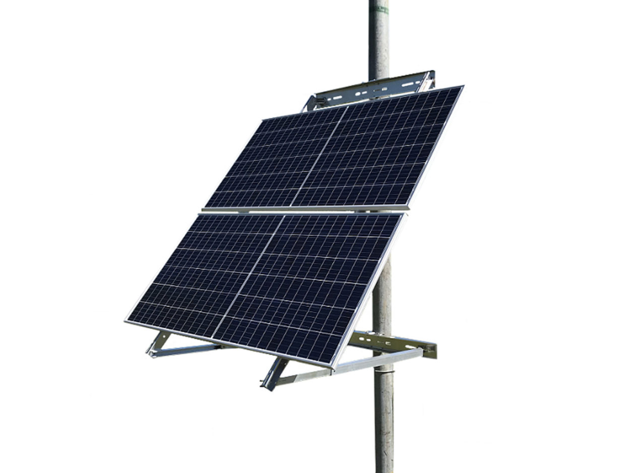 SunWize 2-Module Large Format Side of Pole Mount, Easy Mount - SunWize ...