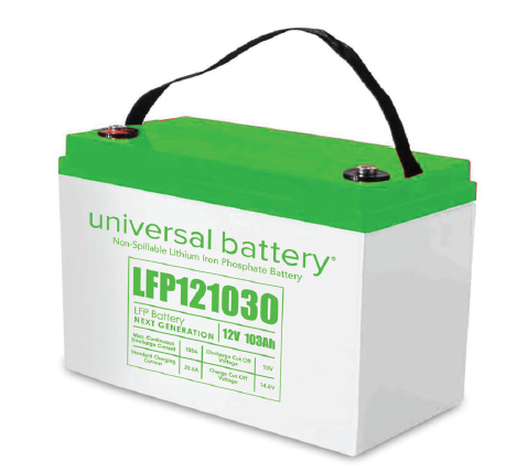 Batterie de démarrage Lithium-Fer-Potassium (LiFePo4 ou LFP) 12V 10A, CCA  120, 24Wh, remplace batteries acide/plomb YTZ5S, YTX7L