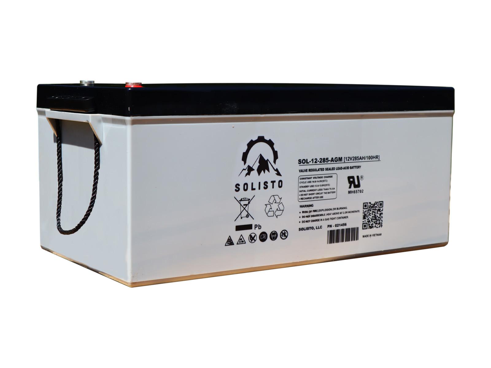 Solisto SOL-12-285-AGM-T Solar Battery ⚡️ SunWize
